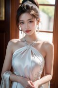申鹤抚慰手下插绘图片